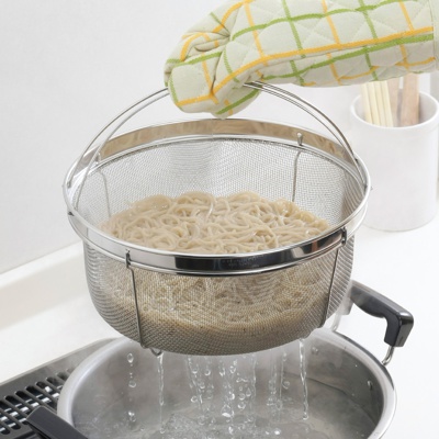不鏽鋼料理濾網籃(深型)