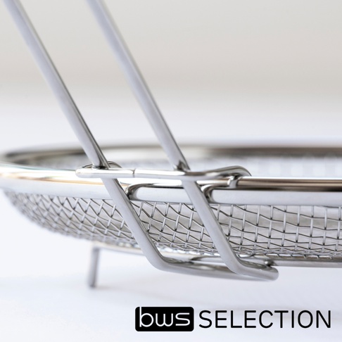 bws SELECTION 不鏽鋼瀝水盤的細節近照