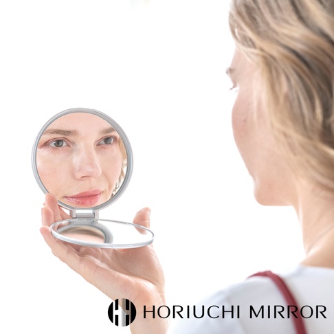 堀內鏡 HORIUCHI MIRROR 隨身口袋3倍放大小圓鏡