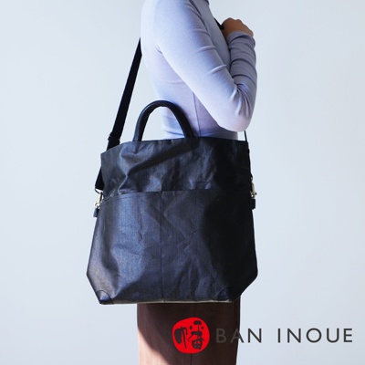 釉面亞麻布三用托特包 (共2色)