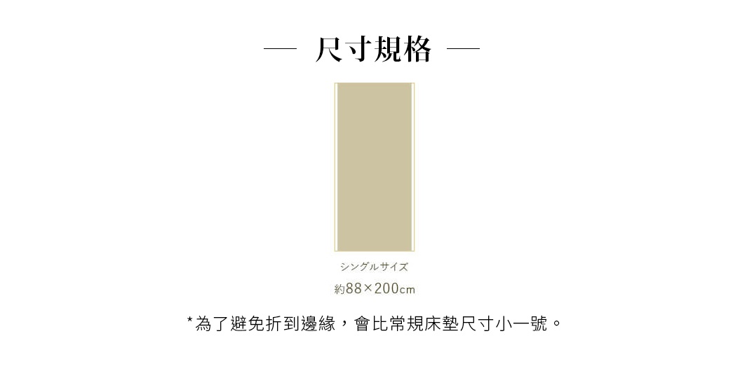 AskDoctors 藺草單人涼蓆，米黃色，尺寸約 88×200cm。
