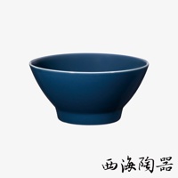波佐見燒 Common 陶瓷料理丼碗，18公分，深藍色，簡約設計，適合盛裝各式料理。
