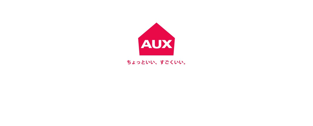 紅色屋頂標誌和日文文字「ちょっといい、すごくいい。」