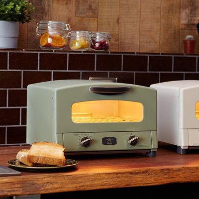 「專利0.2秒瞬熱」2枚燒復古多用途烤箱