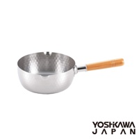 不鏽鋼單柄雪平鍋-18cm