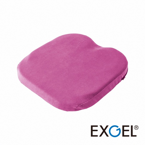 粉色貓頭鷹進階款坐墊，布料材質，坐墊設計有凹槽，符合人體工學。