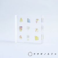 Sola Tile 1.5cm厚切型片狀標本 螢石 (細石)