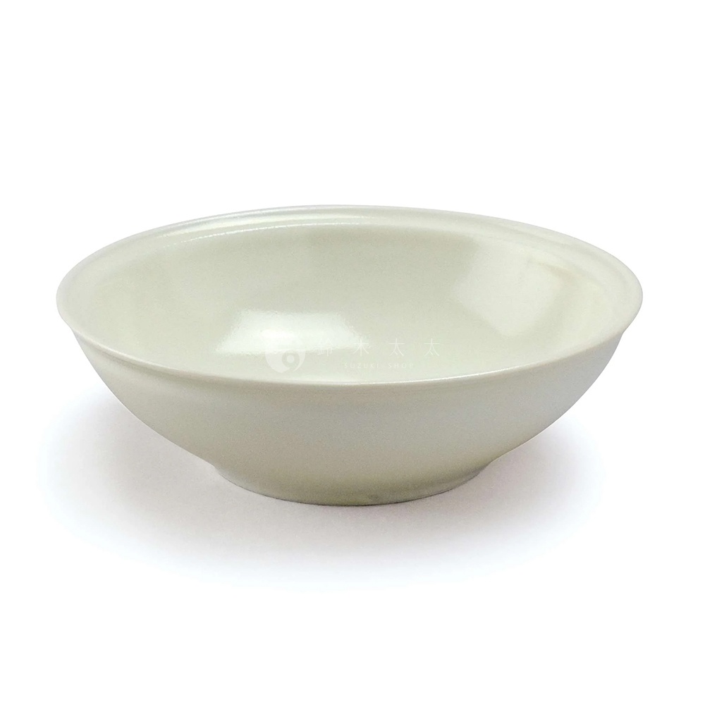 Ciel 美濃燒簡約素雅釉彩淺碗，陶瓷材質，淺米色釉彩，碗身圓潤，碗口微敞，適合盛裝食物。