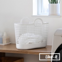 手提式網格透氣洗衣籃-M