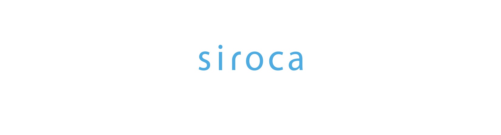 藍色字體「siroca」品牌標誌。