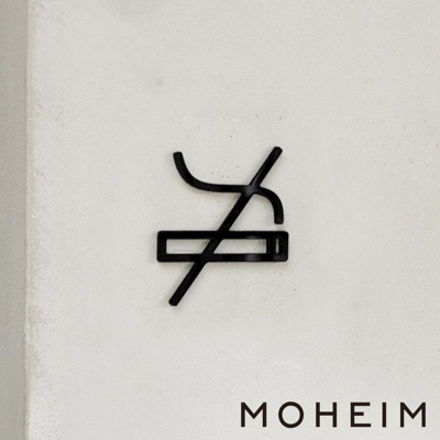 NO SMOKING 禁煙區標示牌