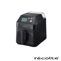 recolte 蒸氣氣炸鍋，黑色機身，配有數位顯示螢幕和操作按鈕