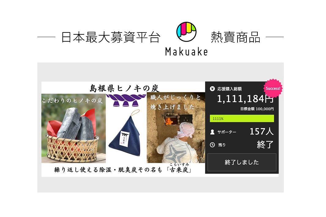 日本最大募資平台「Makuake」熱賣商品
