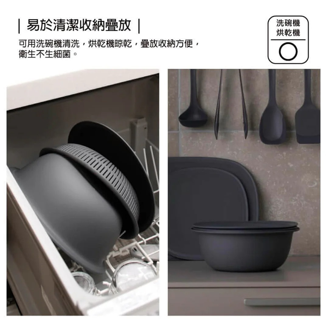 可微波洗濾盆托盤3件組，可機洗烘乾，收納方便，衛生不生細菌