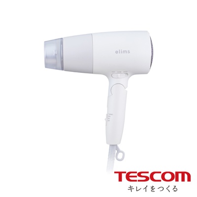 TESCOM TD550A 輕巧大風量吹風機 (晨曦白)