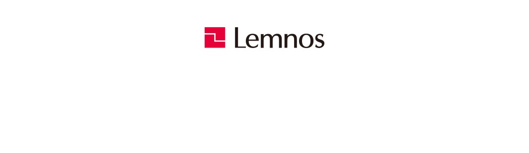 Lemnos RIKI Lightness 時鐘 (M) 品牌標誌，紅色方形圖案搭配黑色文字。