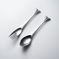 釣魚系列不鏽鋼叉匙兩件組
