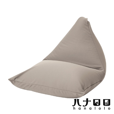 淺灰色針織布款懶骨頭沙發，POTORA式240L，造型簡約，適合居家休閒。