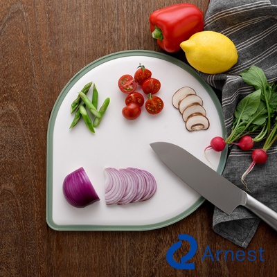 護手淚滴型抗菌料理砧板 (共2色)