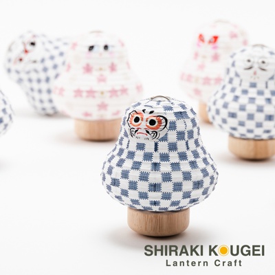 cocolan 達摩不倒翁八女迷你裝飾提燈-男款 (共5款)