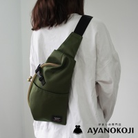 京都職人手作Sarei機能布水滴型口金斜背包