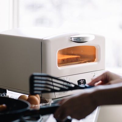 「專利0.2秒瞬熱」4枚燒復古多用途烤箱