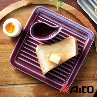 ITSUMO 美濃燒素釉吐司酥脆專用盤 (共3色)