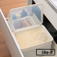 居家萬用分隔收納盒-附量杯 (共2色)