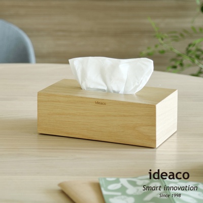 ideaco 橡木紋面紙盒