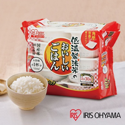 IRIS OHYAMA 低溫製法微波白飯 180g×10P 兩件組