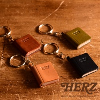 職人手作皮革書本造型鑰匙圈 KE-208 (共5色)