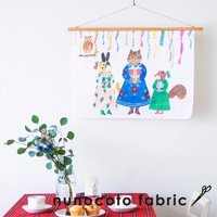 無框帆布藝術海報-動物們的交換禮物派對 (小)