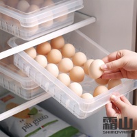 可疊式冰箱用18格雞蛋透氣保鮮盒-3入