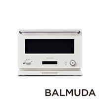 The Range 20L微波烤箱，象牙白色，設有銀色提把、黑色烤箱門、旋鈕式控制面板及數位顯示螢幕。