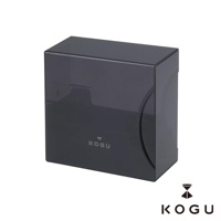 KOGU 珈琲考具 日製分隔式咖啡濾紙收納盒 (透黑)