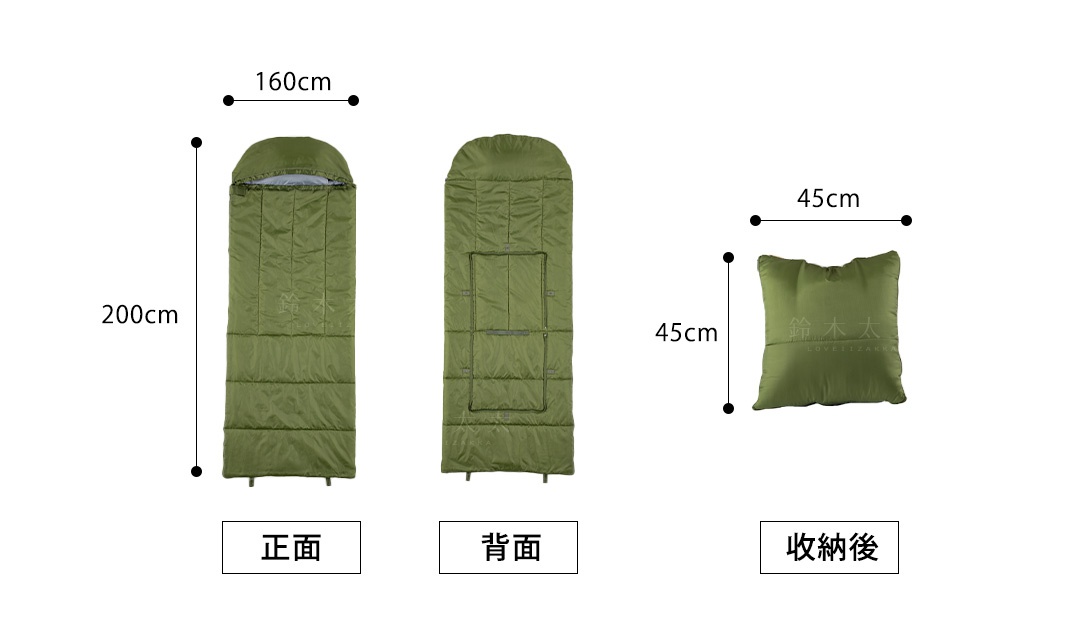 [PROIDEA]-室內避難專用抱枕型兩用睡袋_13