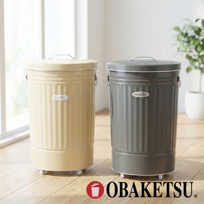 手工製附輪垃圾桶-42L (共7色)
