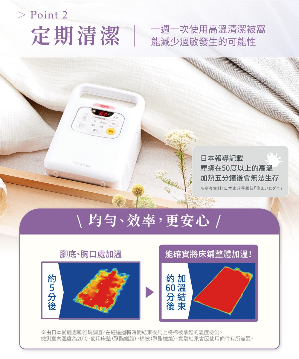 白色雙筒強力烘被機 FK-W1，帶有提把，機身上有多個按鈕及數字顯示螢幕。