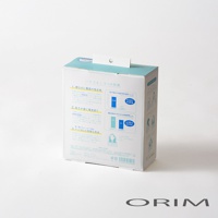 今治吹髮專用吸水桑拿風頭巾產品包裝盒，盒身印有日文說明及產品特點圖示，包含吸水性、乾燥速度及形狀介紹，並標示材質為Cotton 100%。