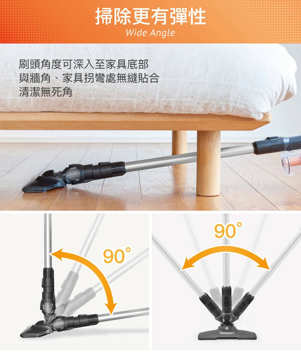 氣旋式超輕量無線手持吸塵器SCD140-10