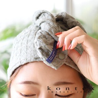 QULM 棉麻混紡吸水速乾包頭巾