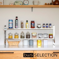 不鏽鋼可伸縮雙層收納架 (附S型掛勾x3)