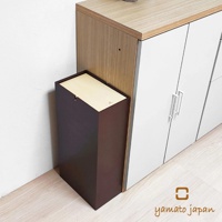 NOPPO 木製風格擺動式垃圾桶20L