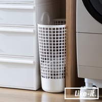 手提式網格透氣洗衣籃-L