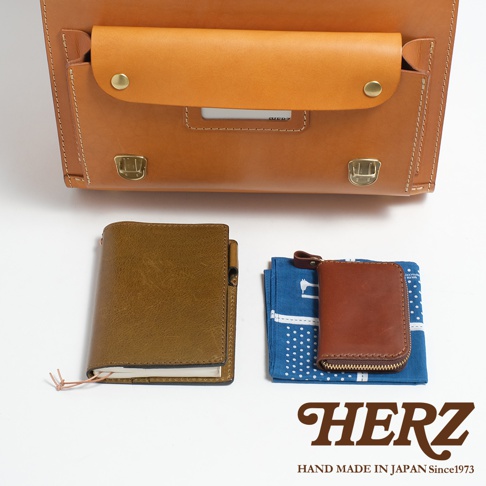 HERZ 品牌標誌，下方有 HAND MADE IN JAPAN Since1973 字樣。