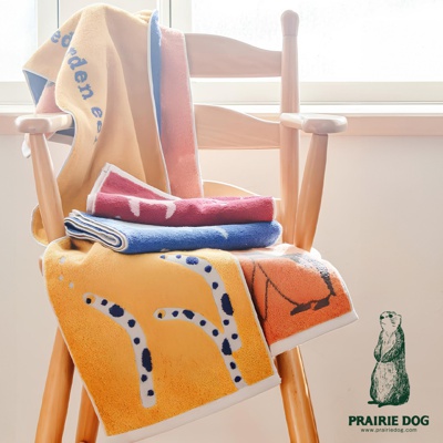Prairie Dog Zootto 今治動物刺繡雙色運動毛巾 (共5色)