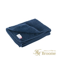 深藍色Ju'pe今治40支輕薄純棉居家毛巾，材質柔軟，觸感舒適。