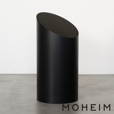 MOHEIM SWING BIN燻黑木垃圾桶(黑M)