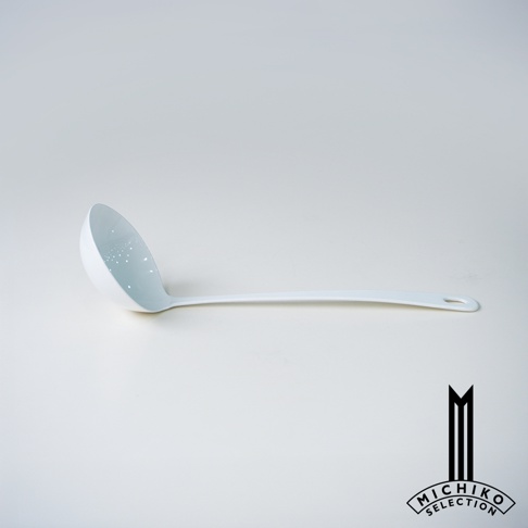 自在道具 琺瑯調理湯勺-深型