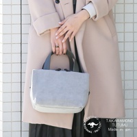 Suede tre tote 方形兩用托特包 S3201